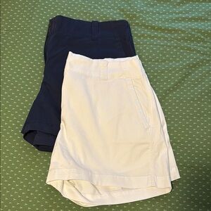 Navy and White Shorts Lot of 2